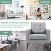 Modern Upholstered Accent Sofa Chair Button Tufted Armchair Leisure Lounge Chair