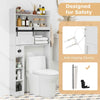 Over The Toilet Storage Cabinet Bathroom Organizer Toilet Rack-White