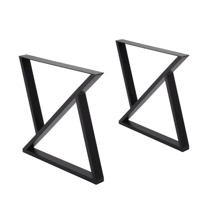 71cm Double Triangle Worktop Support Dining Table Legs Furniture Feet with Screw