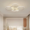 LED Ceiling Fan with Light Dimmable Ceiling Fan with Remote for Living Bedroom