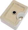 Counter Top White Cloakroom Ceramic Basin for Bathroom Vanity Cabinet and Toilet