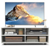 Modern TV Stand for TVs up to 40 Inch Wooden 4 Cubbies Media TV Console Table