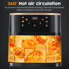 9L Air Fryer Digital Kitchen Oven Oil Free Low Fat Healthy Frying Cooker 6 IN1