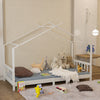 Toddler PineWood Bed Frame Children Kids Junior House Bedframe Bedroom Furniture