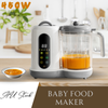 Baby food Maker with Dual Zone Steamer, Blender, Self-Clean With LED Touch Panel