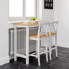 3 Pieces Dining Table & Chair Set Bar Kitchen Breakfast Furniture Home Bistro