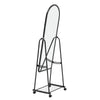 Cheval Mirror Floor Standing Arched Full Length Makeup Bedroom with Shelf