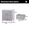 4/5/6 Fabric Beside Cabinet Storage Unit Chest of Drawers Organizer Living Room
