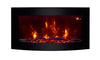 2025 TRUFLAME™ LED COLOUR FLAME EFFECT LOG CURVED WALL MOUNTED ELECTRIC FIRE