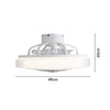 LED Ceiling Fan with Color Changing Lighting Adjustable Speed Low Profile 20x8in