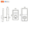 Tuya Smart WiFi Door Lock Keyless Entry Touchscreen Keypad APP Control IP54 ✅
