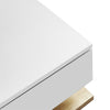 Coffee Table with LED, High-Gloss Tea Table With Drawer Living Room Furniture