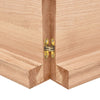 Lechnical Wall Shelf Brown 220 x 60 x 6 Solid Treated Oak, Wall Shelves, S4A0