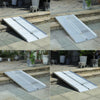 Folding Aluminium Wheelchair Ramp Portable Mobility Scooter Home/Car Threshold