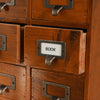 Vintage Wood 1-16 Drawer Box Cabinet Tabletop Storage Organiser Chest of Drawers