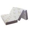 Economy 10cm Folding Mattress, Tri-fold Mattress with Memory Foam and Ultra Soft