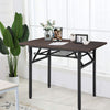 Folding Writing Desk Laptop Table Home Office Study Workstation Shelf Storage UK