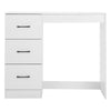 3 Drawer Dressing Table White Makeup Desk Wooden Bedroom Furniture Desk New