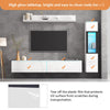 TV Wall Unit Entertainment Unit Storage Cabinet Floating TV Stand With LED Light