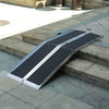 Folding Aluminium Wheelchair Ramp Portable Mobility Scooter Home/Car Threshold