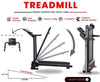Treadmill Electric Jogging Running Machine Motorised Folding Machine Home Gym