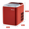 Counter Top Ice Maker Machine 20KG/24H Electric Ice Cube Makers with Scoop