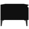 Side Tables 2 pcs Black 50x46x35 cm Engineered WoodNew
