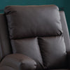 PU Leather Recliner Chairs with Cup Holders Push Back Reclining Sofa Living Room