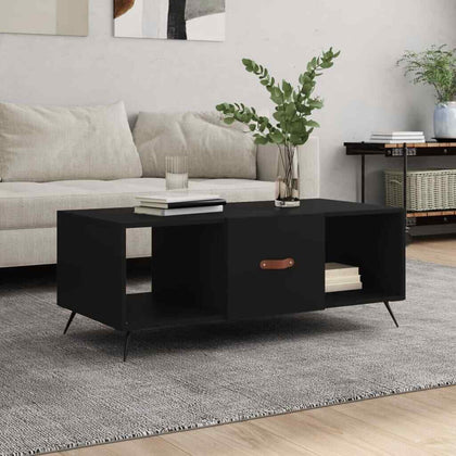 BaraSh Coffee Table,Wood Coffee Table with Storage Shelf,Center Tea Table J1N4