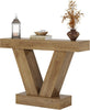 105cm Console Table, Farmhouse Entryway Sofa Table with V-Shaped Base for Foyer