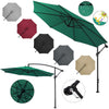 3M Garden Sun Parasol Banana Patio Hanging Outdoor Umbrella Cantilever Shelter