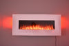 2025 TRUFLAME™ 50 INCH WIDE LED FLAMES WHITE GLASS WALL MOUNTED ELECTRIC FIRE
