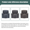Electric Recliner Chair Cinema Sofa Armchair with Massage & Heat Function Grey