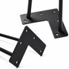4Pcs Hairpin Table Legs Durable DIY Furniture Metal Table Legs w/ Screws & Feet