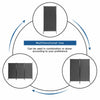 3 Panels Freestanding Room Divider Wall Folding Room Partition Separator Privacy