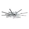 LED Ceiling Fan Light Dimmable Living Room Chandelier Lamp With Remote Control