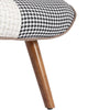 Multi-colour Lounge Chair with Footrest, Backrest and Cushion for Living Room