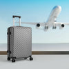 24 inch Medium Lightweight Suitcase Spinner 4 Wheels Luggage Trolley Travel Case