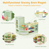 Kids Pretend Play Grocery Store Toy Set Children Wooden Supermarket Playset