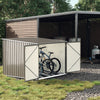 Large Outdoor Garden Bicycle Shed Bike Tool Storage Garage Lockable 4 Fxed Slots