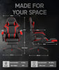 Computer Gaming Chair PU Leather Racing Swivel Recliner Executive Office Chair
