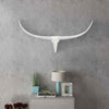 Wall Mounted Aluminium Bull’s Head Decoration Silver 96 cm vidaXL
