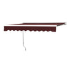 Garden Patio Manual Awning Canopy Sun Shade Shelter Retractable 2/2.5/3/3.5/4M