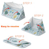 Folding Bathtub Water Tub Adult Children Kids Spa Soaking Sauna SPA Bath Tub Lid