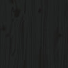 Book Cabinet/Room Divider Black 60x30x103.5 Solid Wood Pine R2P0