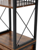 MultiTier Wood 20 Bottles Wine Display Shelves Storage Holder Free Standing Rack