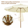 3.3(m) Garden Parasol Umbrella Outdoor Sun Shade Canopy with 8 Ribs Beige