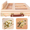 A4 Wooden Table Top Box Easel Artist Drawing Board Adjustable Angle With Drawer