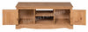 Corona TV Unit Stand 2 Door Media FlatScreen Television Pine by MercersFurniture