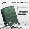 16/20/24/28in Suitcase Set 4 Piece Hard Shell ABS Cabin Suitcase 4 Wheel Travel